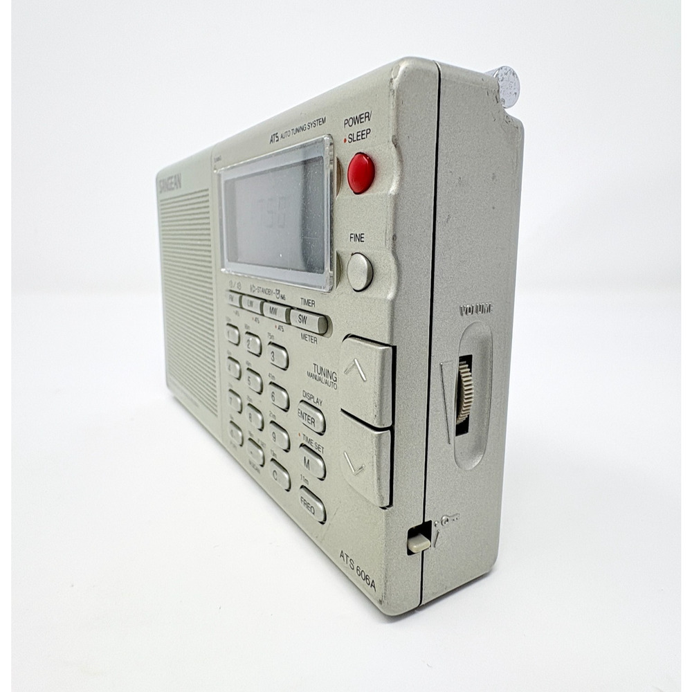 Sangean ATS-606A FM LW MW SW World Band Radio Receiver Tested Working 1990s Vtg - Picture 4 of 10